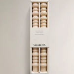 PACK VELAS DECORATIVAS ONDULADAS (PACK DE 2)