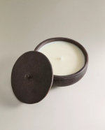 (220 GR) VELA AROMÁTICA LEATHER AMBER - Imagen 3