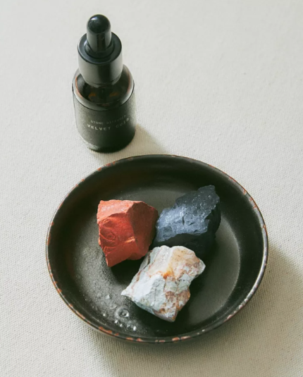 SET PIEDRAS Y ACEITE ESENCIAL VELVET CUIR